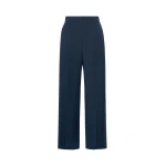 Max Mara Visivo Stretch Wool Palazzo Trousers in Navy | Wide leg pants | Luxury Shoes 