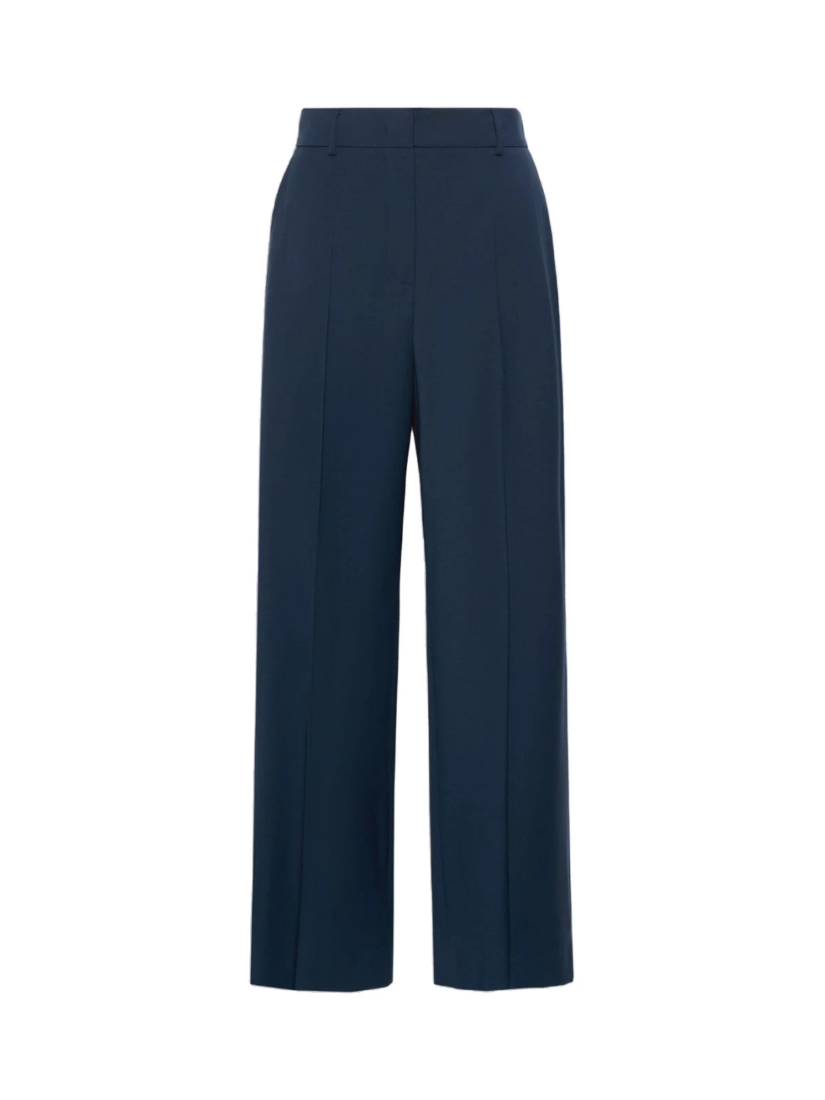 Max Mara Visivo Stretch Wool Palazzo Trousers in Navy Max Mara Visivo Stretch Wool Palazzo Trousers in Navy | Wide leg pants | Luxury Shoes