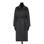 Max Mara Vista Oversized Cashmere and Mohair Coat in Black | Wool Coat | Luxury Shoes 