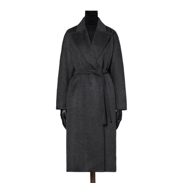 Max Mara Vista Oversized Cashmere and Mohair Coat in Black | Wool Coat | Luxury Shoes 