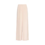 Max Mara Volonta Relaxed Heavy Silk Trousers in Pink | Wide leg pants | Luxury Shoes 