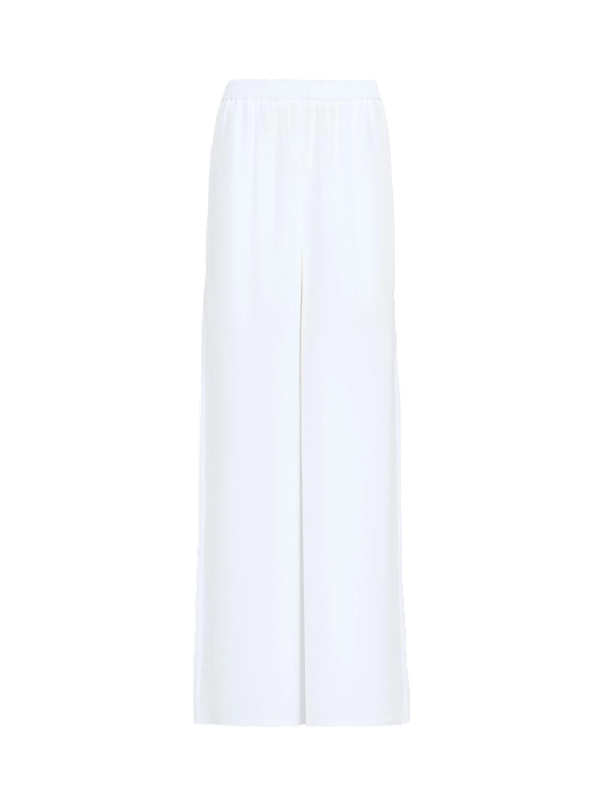 Max Mara Volonta Relaxed Heavy Silk Trousers in White Max Mara Volonta Relaxed Heavy Silk Trousers in White | Wide leg pants | Luxury Shoes