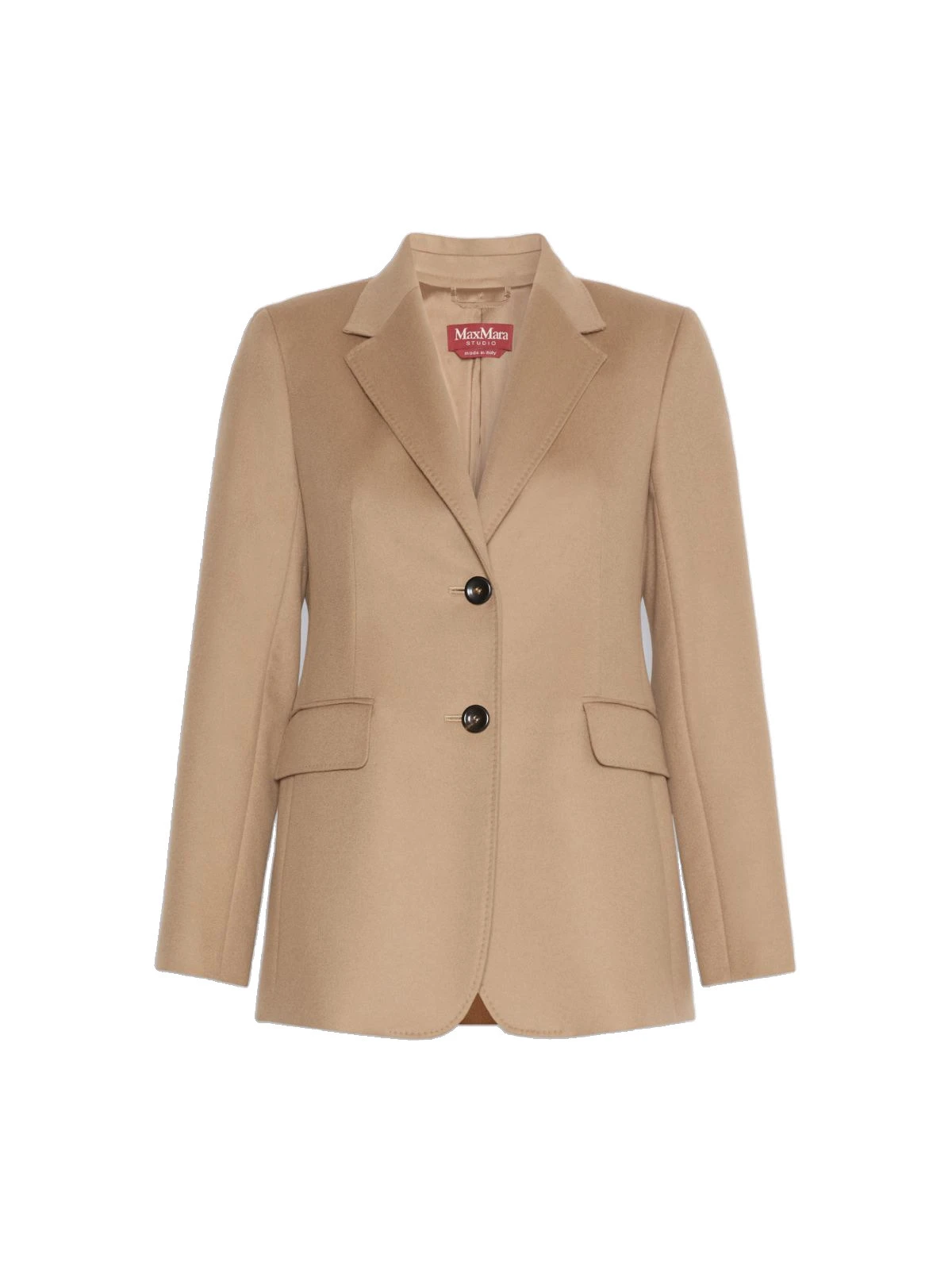 Max Mara Volpino Single-Breasted Wool Broadcloth Blazer in Camel Max Mara Volpino Single-Breasted Wool Broadcloth Blazer in Camel | Blazers | Luxury Shoes