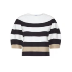 Max Mara Voto Viscose Yarn Cropped Sweater in Ultramarine | Sweaters | Luxury Shoes 