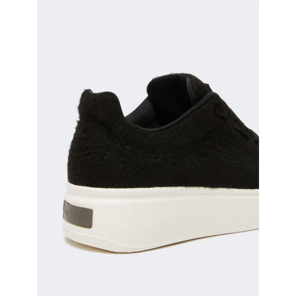 Max Mara Water-Repellent Camel Trainers in Black | Sneakers | Luxury Shoes 