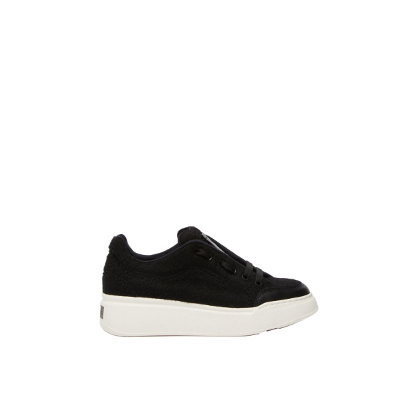 Max Mara Water-Repellent Camel Trainers in Black | Sneakers | Luxury Shoes 