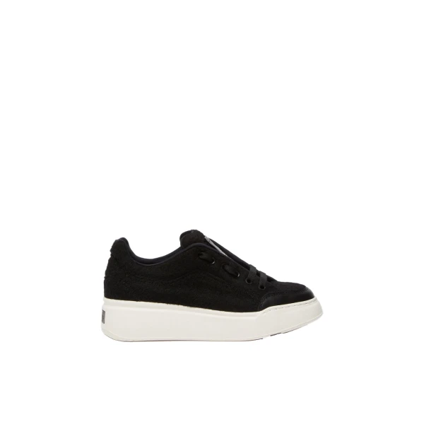 Water-Repellent Camel Trainers in Black