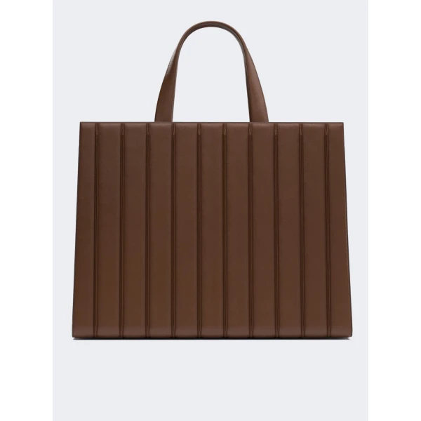 Max Mara Whitney Bag 10 Extra Large in Amber Brown | Totes & Top-Handle Bags | Luxury Shoes 
