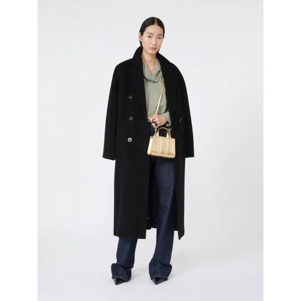 Max Mara Whitney Bag 2 Nano Lambskin in Light Gold Brown | Mini Bags | Luxury Shoes 