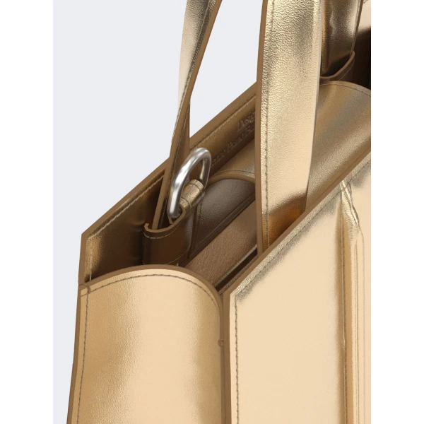 Max Mara Whitney Bag 2 Nano Lambskin in Light Gold Brown | Mini Bags | Luxury Shoes 