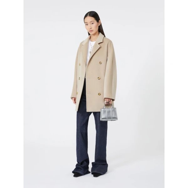 Max Mara Whitney Bag 2 Nano Lambskin in Silver | Mini Bags | Luxury Shoes 