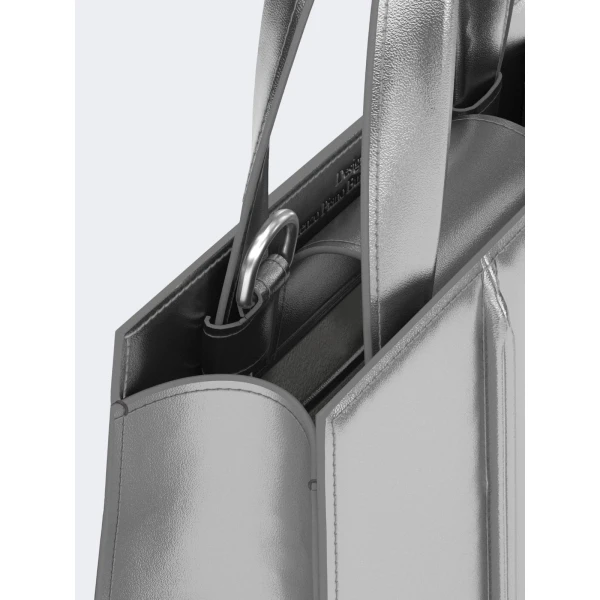 Max Mara Whitney Bag 2 Nano Lambskin in Silver | Mini Bags | Luxury Shoes 