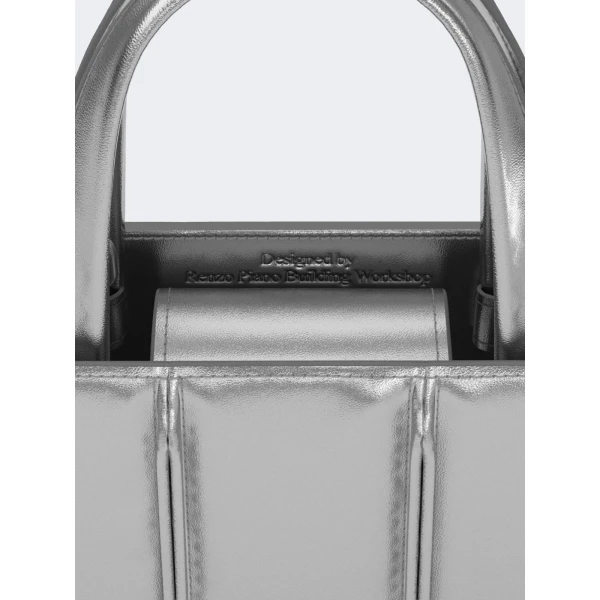 Max Mara Whitney Bag 2 Nano Lambskin in Silver | Mini Bags | Luxury Shoes 
