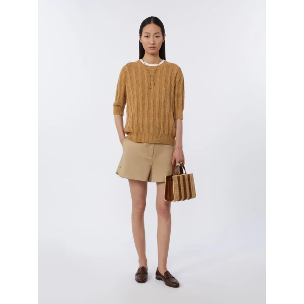 Max Mara Whitney Bag 3 Micro Wicker in Beige | Mini Bags | Luxury Shoes 