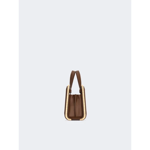 Max Mara Whitney Bag 3 Micro Wicker in Beige | Mini Bags | Luxury Shoes 