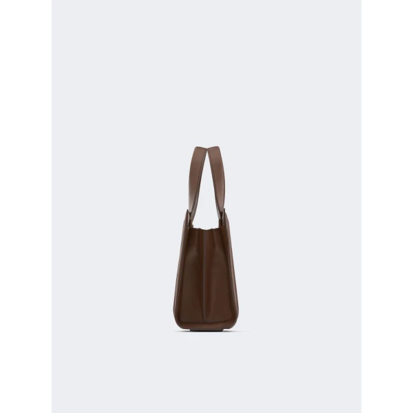 Max Mara Whitney Bag 4 Small in Amber Brown | Totes & Top-Handle Bags | Luxury Shoes 