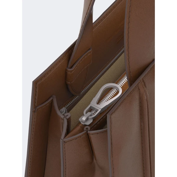 Max Mara Whitney Bag 4 Small in Amber Brown | Totes & Top-Handle Bags | Luxury Shoes 