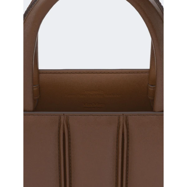Max Mara Whitney Bag 4 Small in Amber Brown | Totes & Top-Handle Bags | Luxury Shoes 
