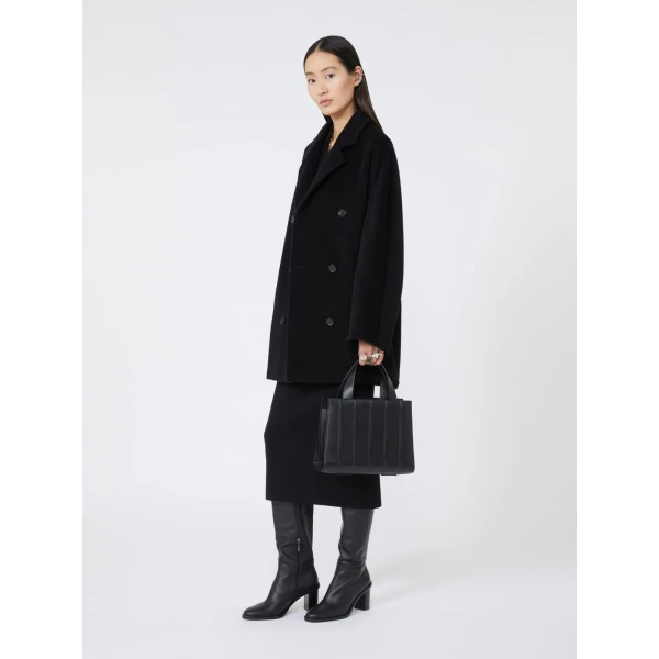 Max Mara Whitney Bag 5 Medium in Black | Totes & Top-Handle Bags | Luxury Shoes 