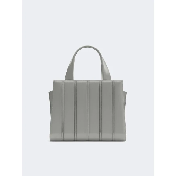 Max Mara Whitney Bag 5 Medium in Light Grey | Totes & Top-Handle Bags | Luxury Shoes 