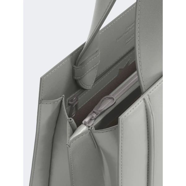 Max Mara Whitney Bag 5 Medium in Light Grey | Totes & Top-Handle Bags | Luxury Shoes 
