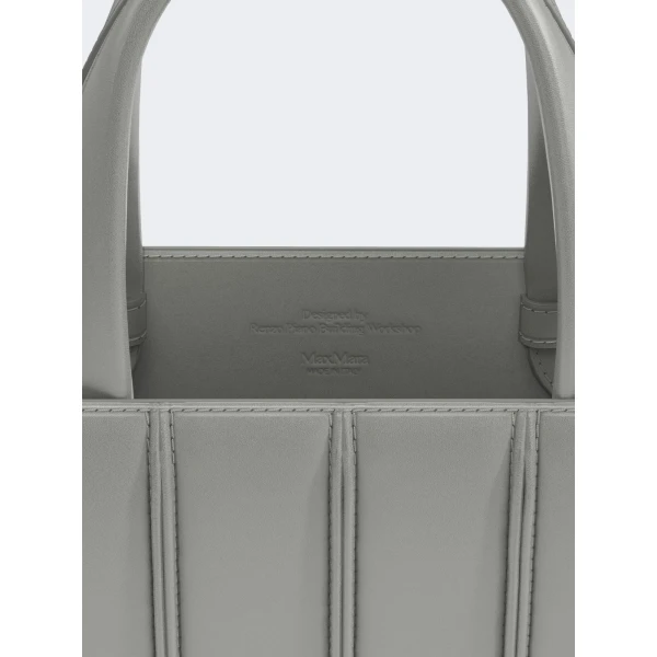 Max Mara Whitney Bag 5 Medium in Light Grey | Totes & Top-Handle Bags | Luxury Shoes 