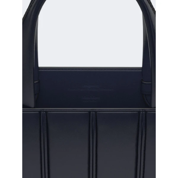 Max Mara Whitney Bag 5 Medium in Midnight Blue | Totes & Top-Handle Bags | Luxury Shoes 