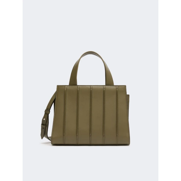 Max Mara Whitney Bag 5 Medium in Olive Green | Totes & Top-Handle Bags | Luxury Shoes 
