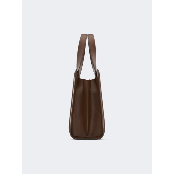 Max Mara Whitney Bag 6 Medium in Amber Brown | Totes & Top-Handle Bags | Luxury Shoes 
