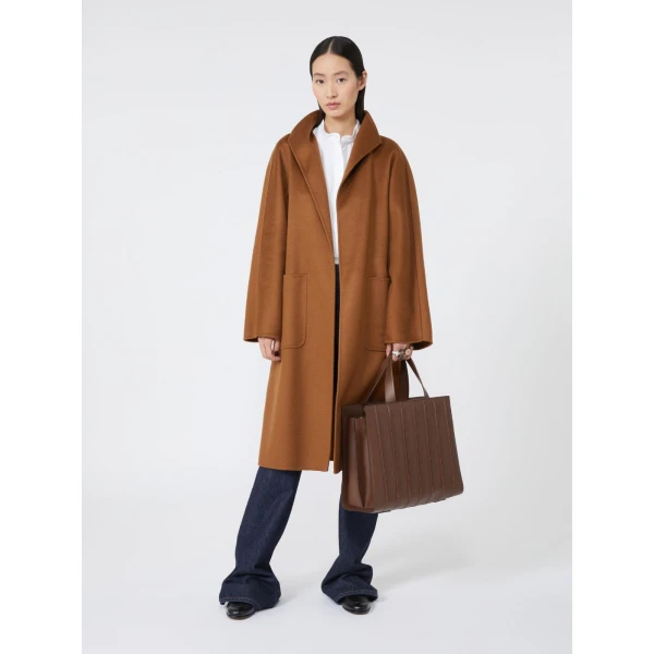 Max Mara Whitney Bag 7 Large in Amber Brown | Totes & Top-Handle Bags | Luxury Shoes 