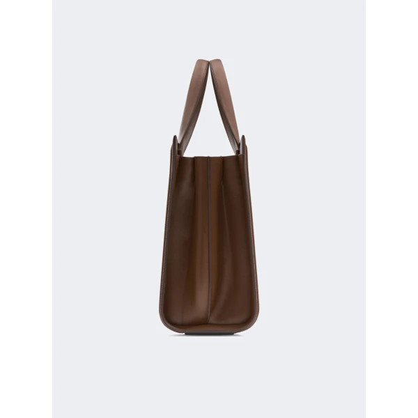 Max Mara Whitney Bag 7 Large in Amber Brown | Totes & Top-Handle Bags | Luxury Shoes 
