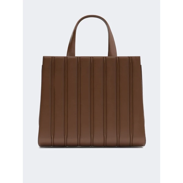 Max Mara Whitney Bag 7 Large in Amber Brown | Totes & Top-Handle Bags | Luxury Shoes 