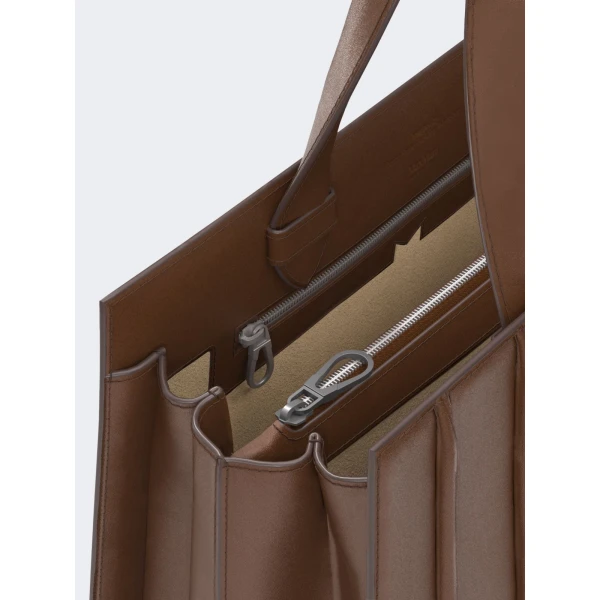 Max Mara Whitney Bag 7 Large in Amber Brown | Totes & Top-Handle Bags | Luxury Shoes 