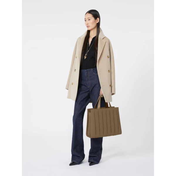 Max Mara Whitney Bag 7 Large in Camel | Totes & Top-Handle Bags | Luxury Shoes 