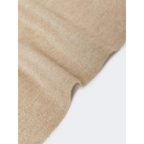 Max Mara Wsdalia Cashmere Monogram Stole in Beige | Scarves | Luxury Shoes 