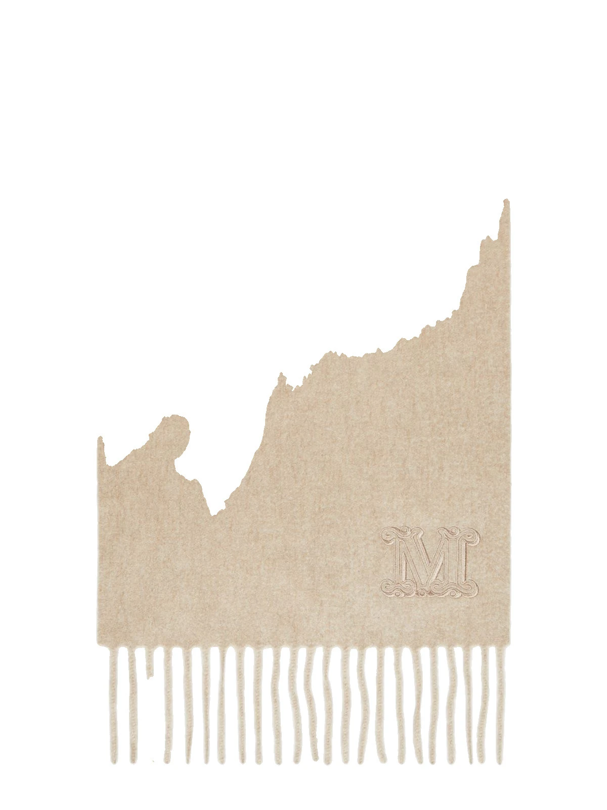 Max Mara Wsdalia Cashmere Monogram Stole in Beige Max Mara Wsdalia Cashmere Monogram Stole in Beige | Scarves | Luxury Shoes