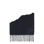 Max Mara Wsdalia Cashmere Monogram Stole in Ultramarine | Women | Luxury Shoes 