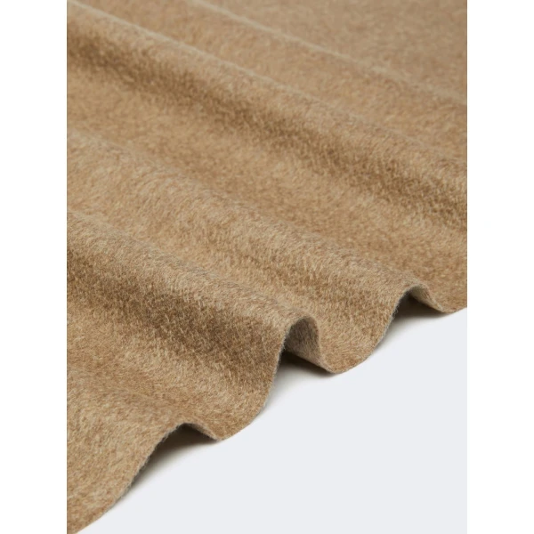 Max Mara Wsdalia Monogram Cashmere Stole in Beige | Scarves | Luxury Shoes 
