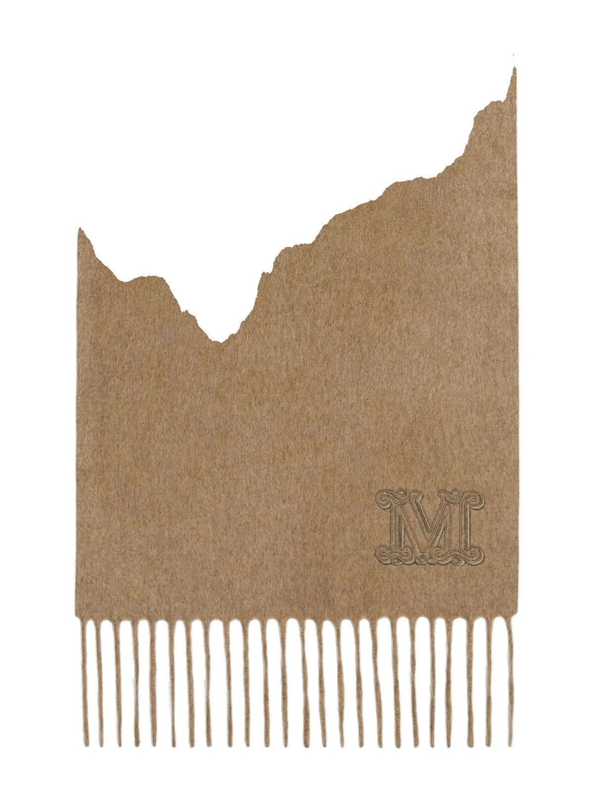 Max Mara Wsdalia Monogram Cashmere Stole in Beige Max Mara Wsdalia Monogram Cashmere Stole in Beige | Scarves | Luxury Shoes