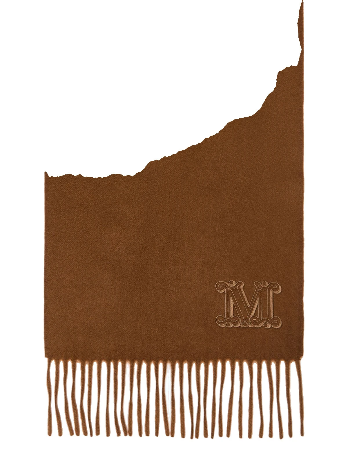 Max Mara Wsdalia Monogram Cashmere Stole in Hazelnut Brown Max Mara Wsdalia Monogram Cashmere Stole in Hazelnut Brown | Scarves | Luxury Shoes