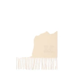 Max Mara Wsdalia Monogram Cashmere Stole in Ivory | Scarves | Luxury Shoes 