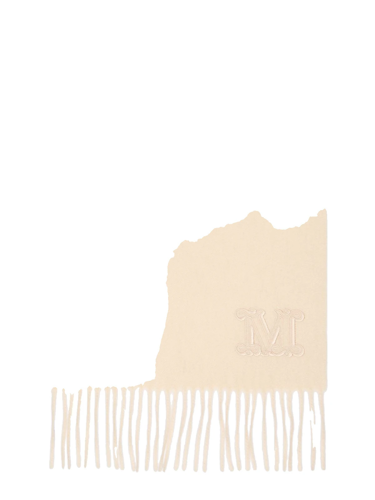 Max Mara Wsdalia Monogram Cashmere Stole in Ivory Max Mara Wsdalia Monogram Cashmere Stole in Ivory | Scarves | Luxury Shoes