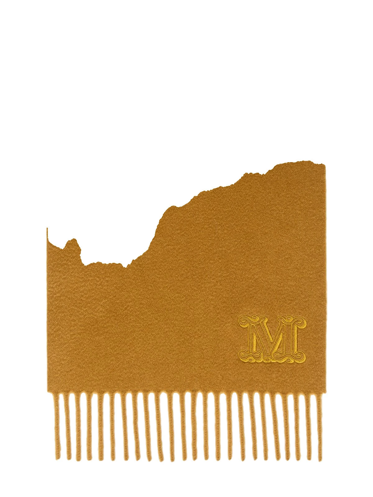 Max Mara Wsdalia Monogram Cashmere Stole in Mustard Max Mara Wsdalia Monogram Cashmere Stole in Mustard | Scarves | Luxury Shoes
