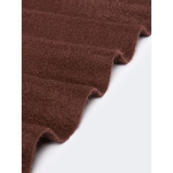 Max Mara Wsdalia Monogram Cashmere Stole in Rust | Scarves | Luxury Shoes 