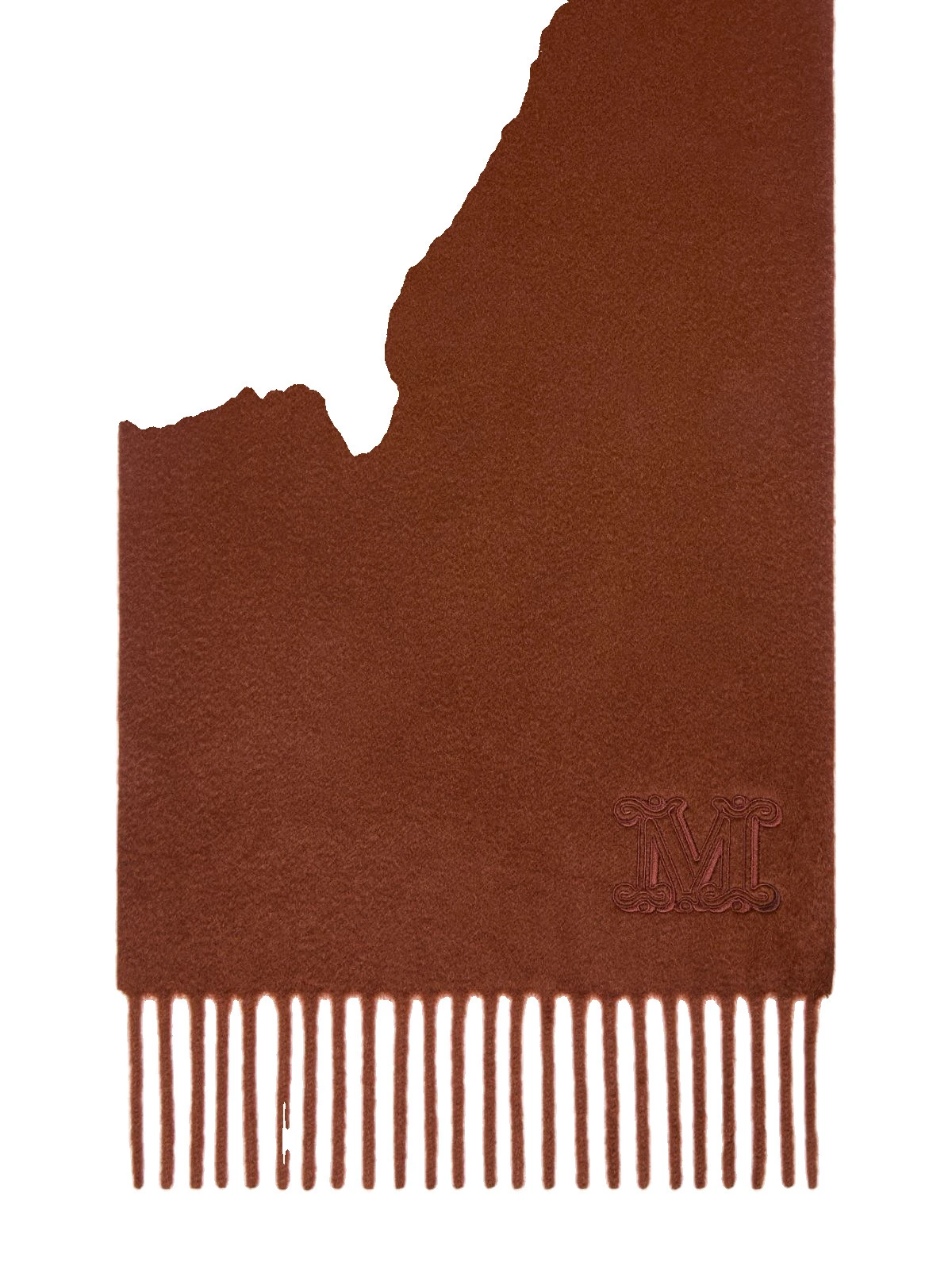 Max Mara Wsdalia Monogram Cashmere Stole in Rust Style 2 Max Mara Wsdalia Monogram Cashmere Stole in Rust Style 2 | Scarves | Luxury Shoes