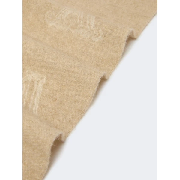 Max Mara Wsklause Sable Cashmere Stole in Beige | Scarves | Luxury Shoes 