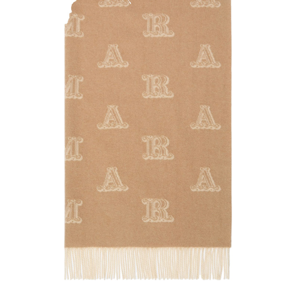 Max Mara Wsklause Sable Cashmere Stole in Camel | Scarves | Luxury Shoes 