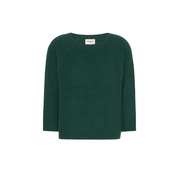 Max Mara Xeno Mohair Blend Jumper in Dark Green | Sweaters | Luxury Shoes 