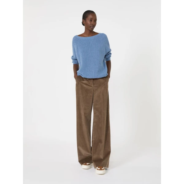 Max Mara Xeno Mohair Blend Jumper in Light Blue | Sweaters | Luxury Shoes 