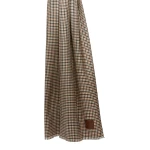 Max Mara Yarn-Dyed Wool Stole in Beige | Scarves | Luxury Shoes 